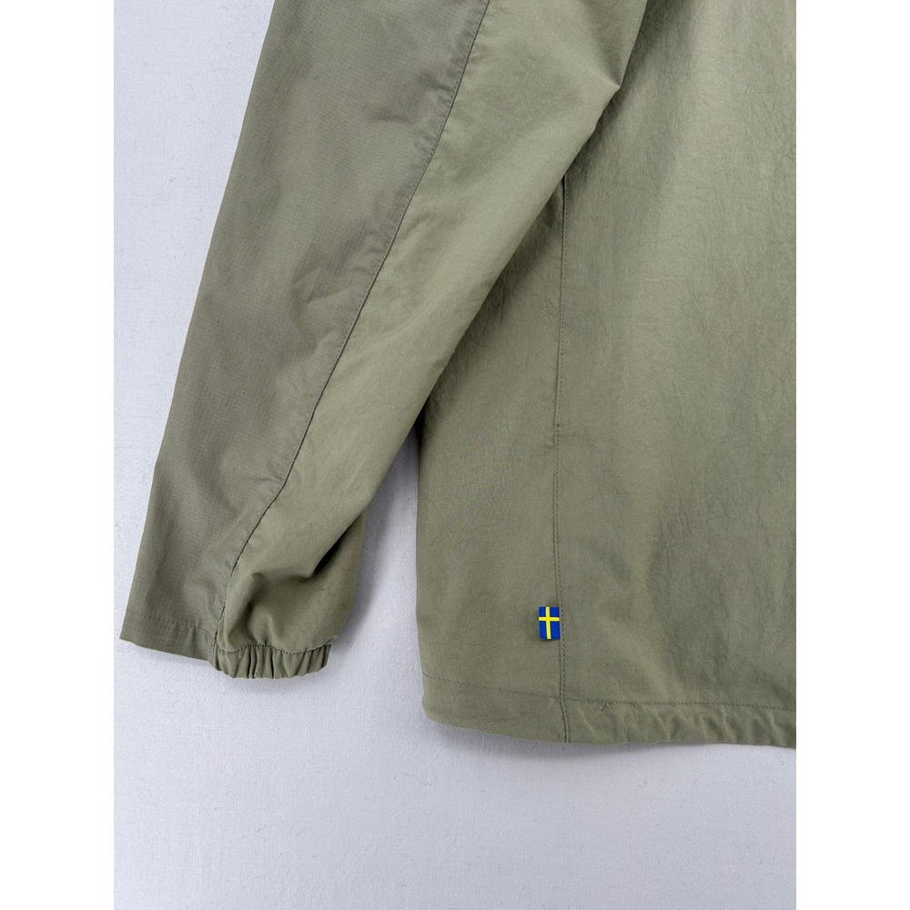 Fjallraven Abisko Midsummer Jacket Mens XL Green Lightweight Hooded 81151 - Picture 6 of 12